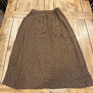 Fat Face Brown Boho Ditsy Floral Women's Skirt